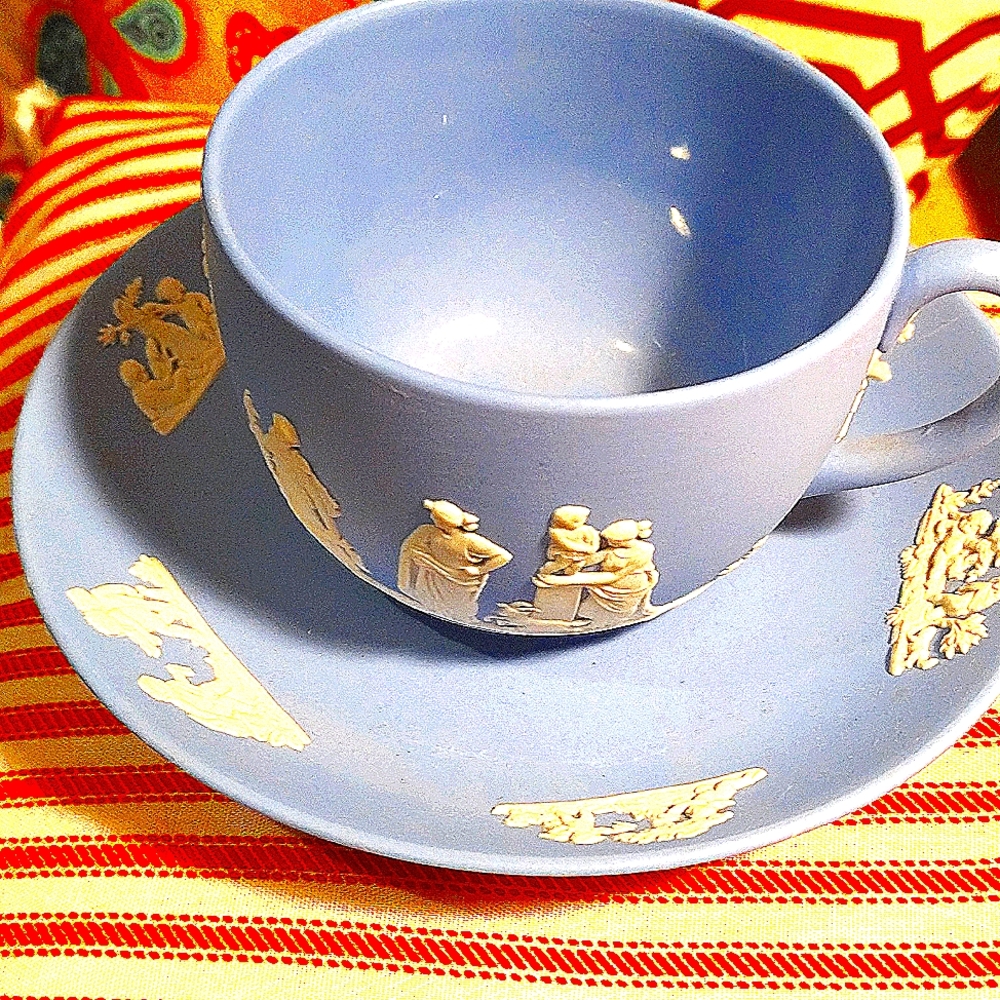 Two Wedgwood cup one saucer